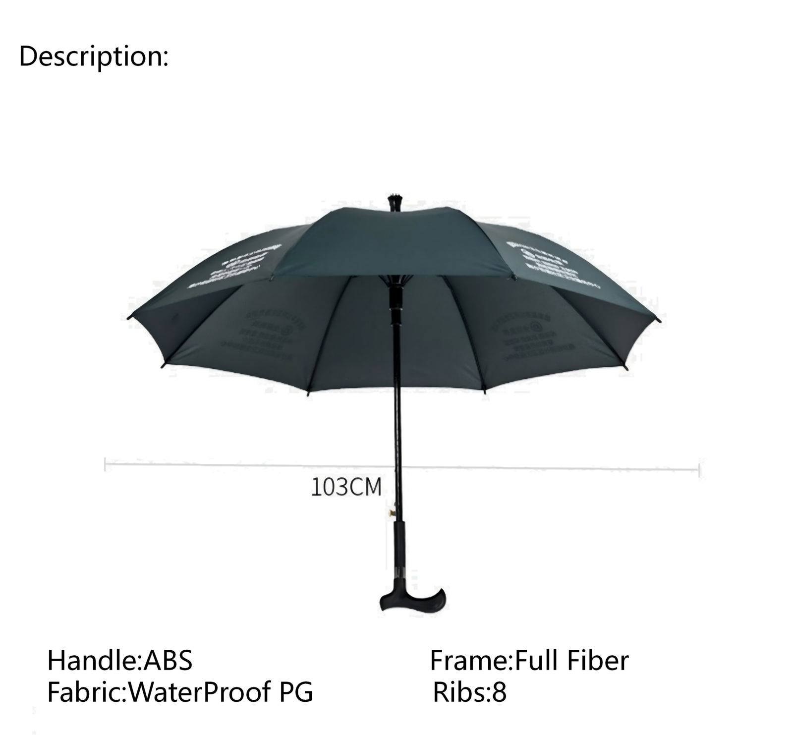 23inch 8K Auto Open Stick Umbrella