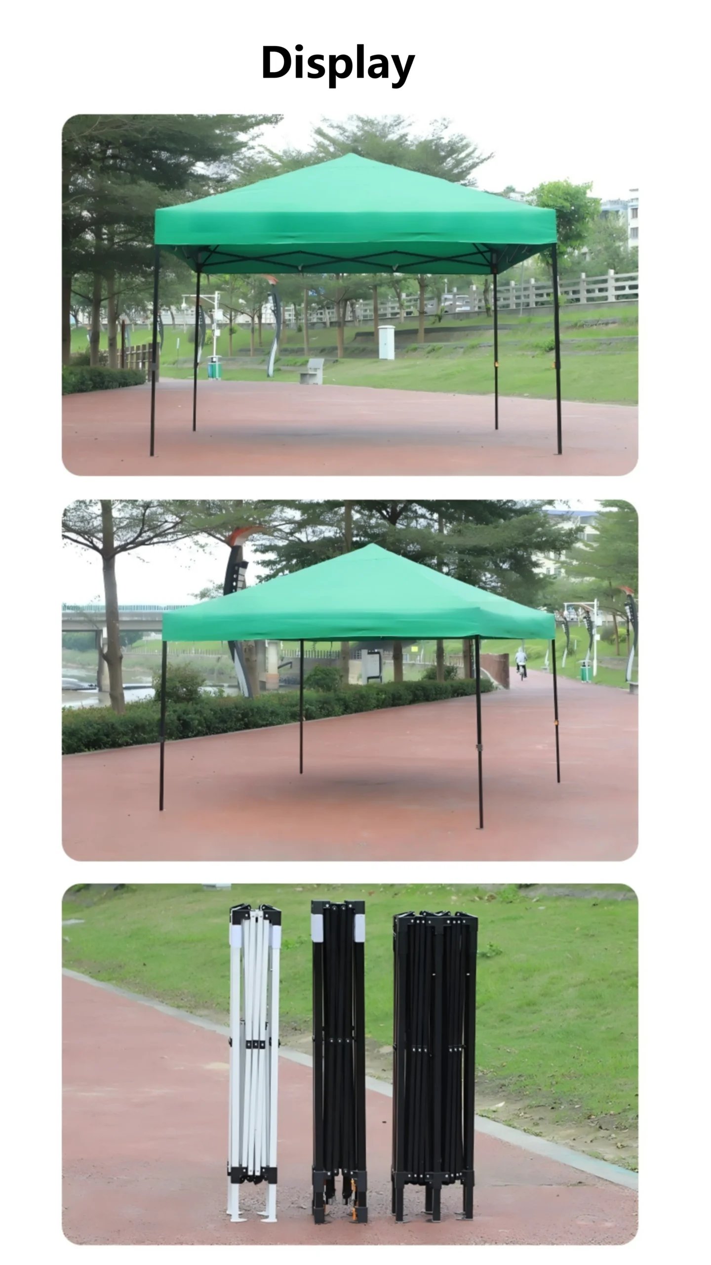 3x3m steel frame folding pop up tent 6