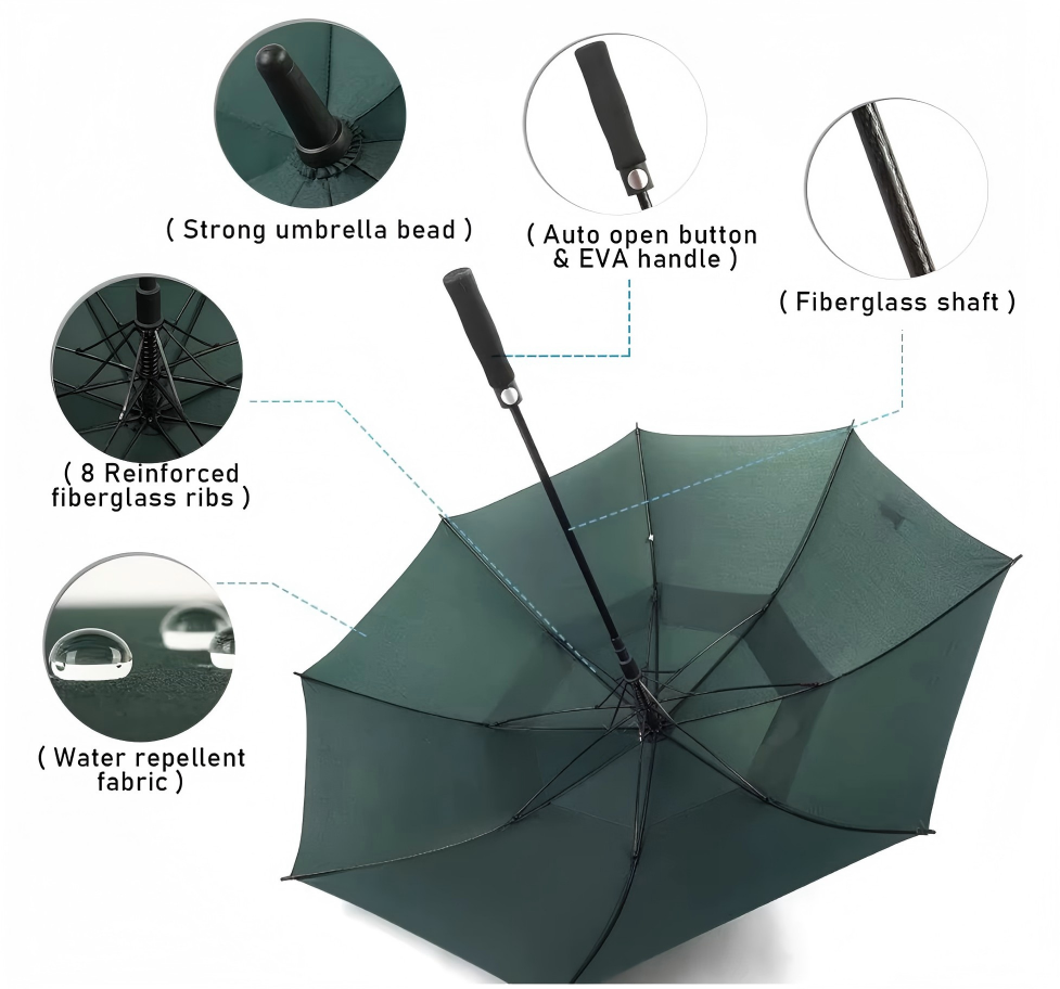 two layers golf umbrella 2