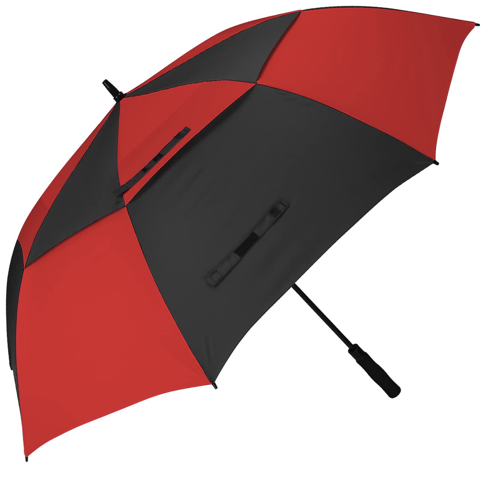 two layers golf umbrella red