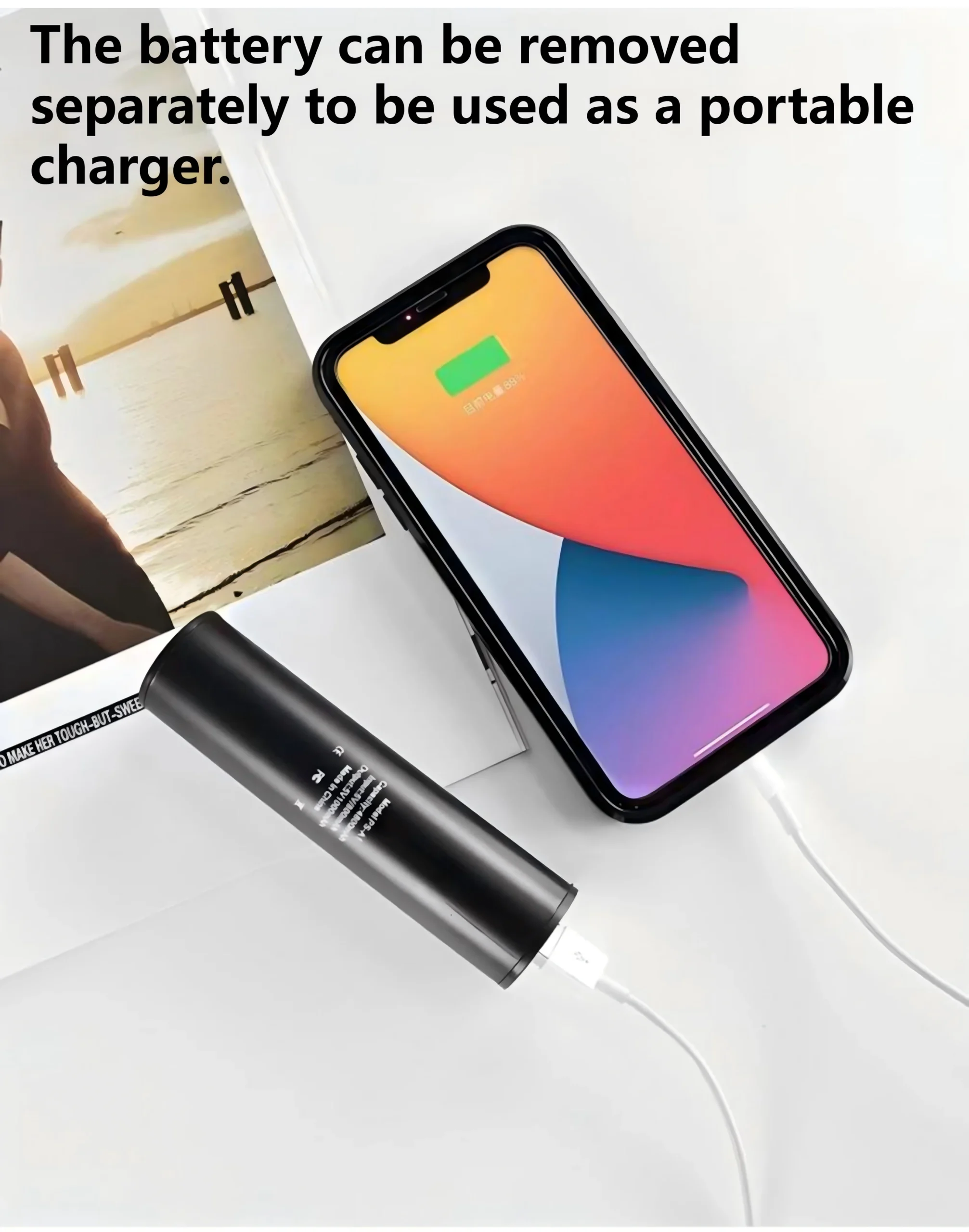 with fan umbrella, with portable charger 4
