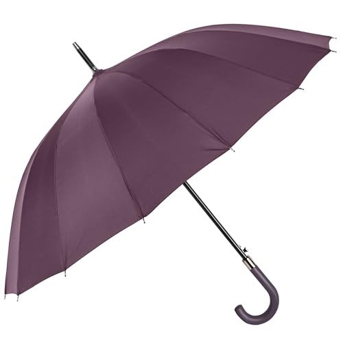 16K Golf Umbrella with J HANDLE WIND RESISTANT-13