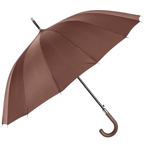 16K Golf Umbrella with J HANDLE WIND RESISTANT-15